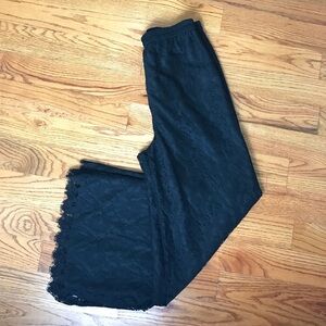 Black Lace Dress Pants